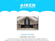 Tablet Screenshot of aikenchurch.org